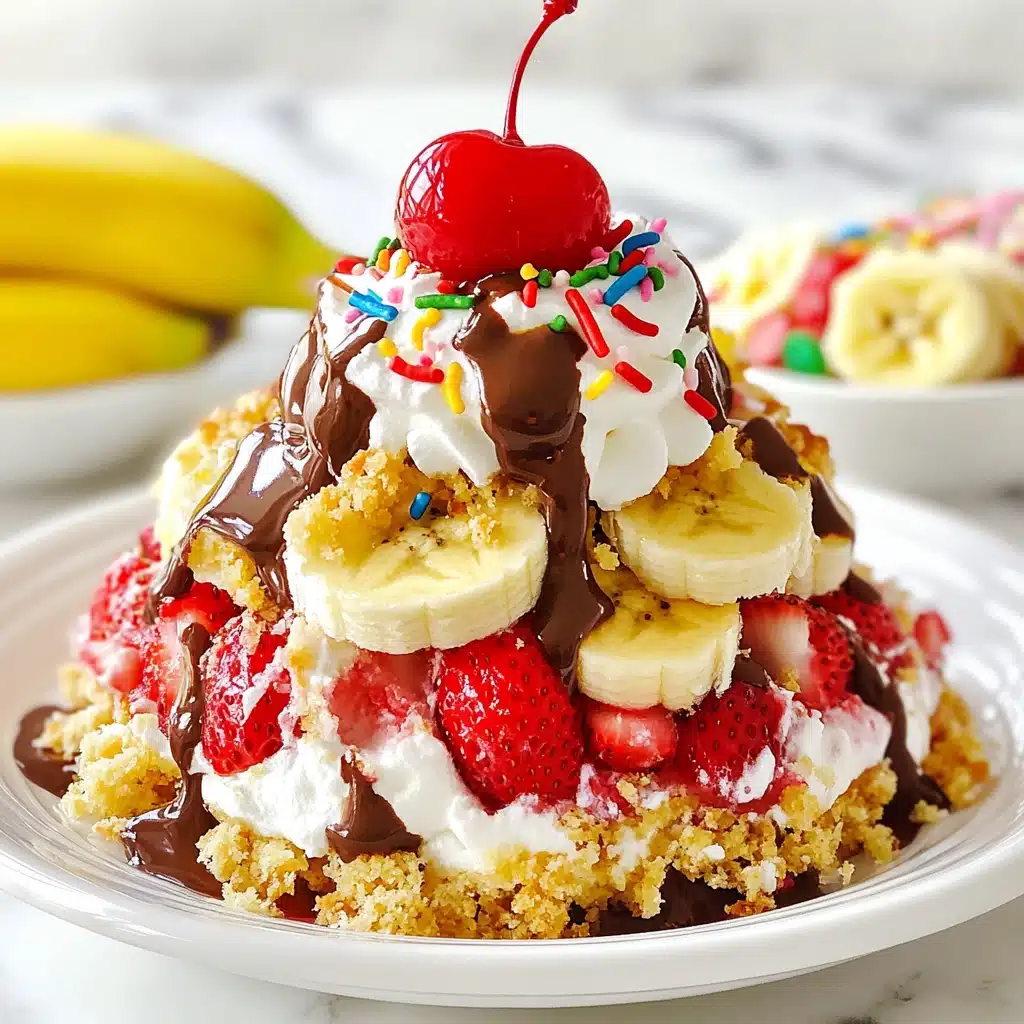 Banana Split Dump Cake Recipe - Recipe Image