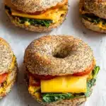 Meal Prep Breakfast Egg Bagels Recipe