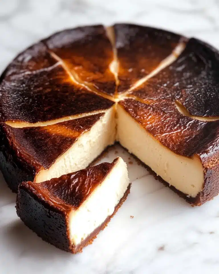 Mini Burnt Basque Cheesecake Recipe