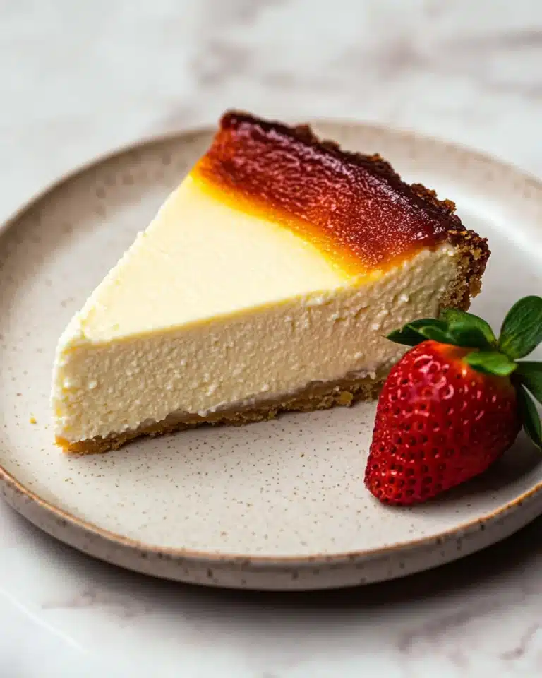 Loaf Pan Basque Cheesecake Recipe