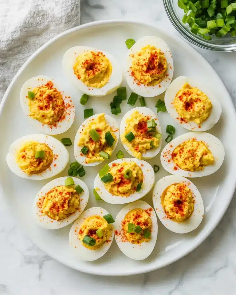 Spicy Deviled Eggs Recipe