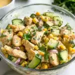 Creamy Cucumber Street Corn Salad Recipe