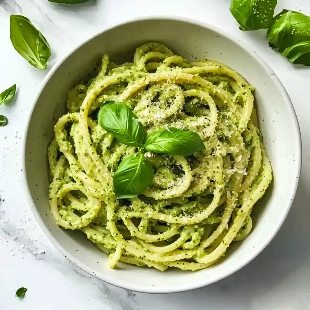 Raw Avocado Pesto Zucchini Noodles Recipe - Recipe Image