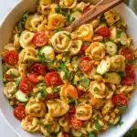 Cheese Tortellini with Summer Veggies Recipe