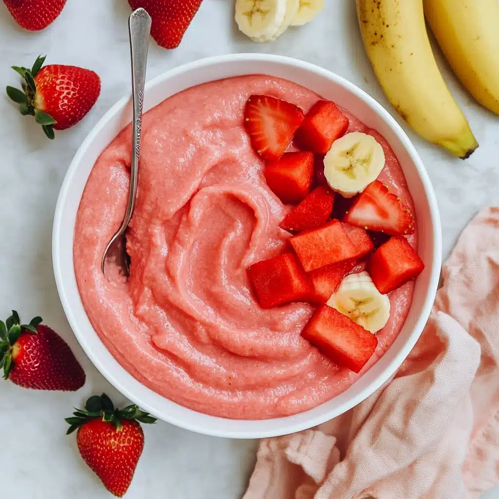 Strawberry Watermelon Sorbet Recipe - Recipe Image
