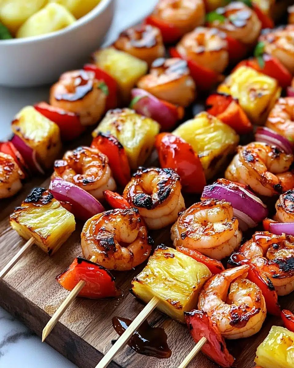 Sweet and Sour Grilled Shrimp Skewers Recipe