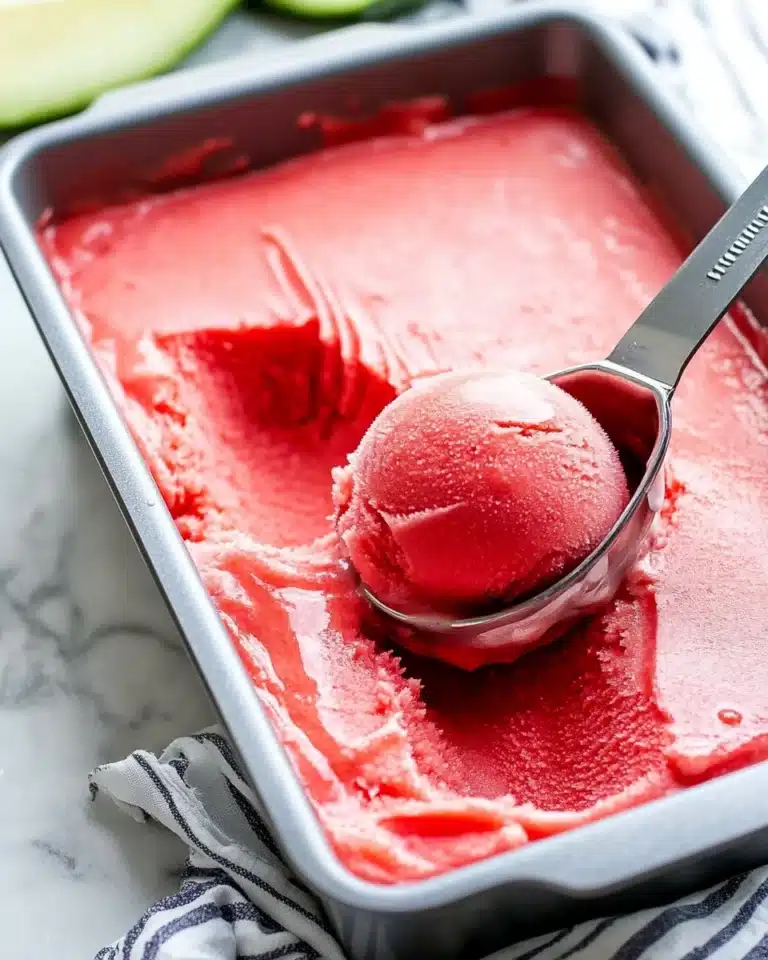 Watermelon Sorbet Recipe