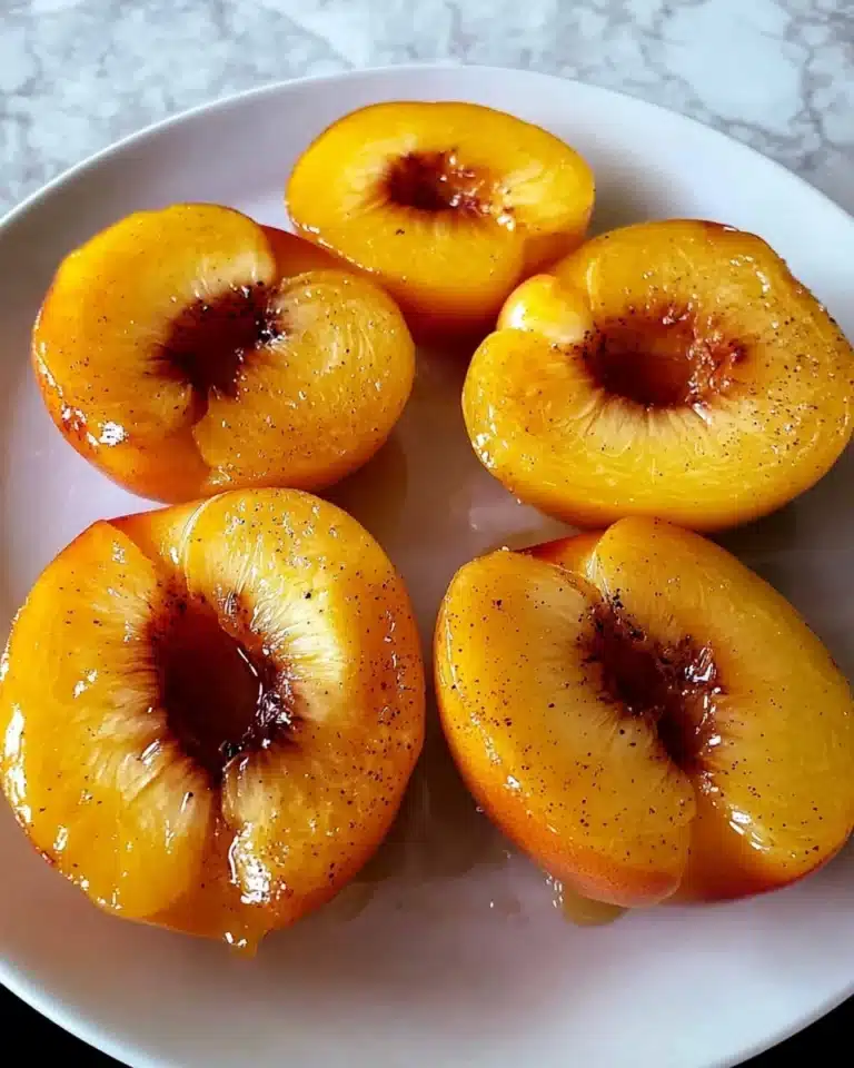 Pan Fried Peaches Recipe