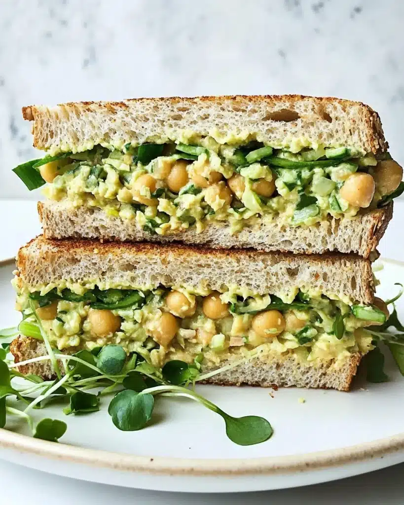 Creamy Greek Chickpea Salad Recipe