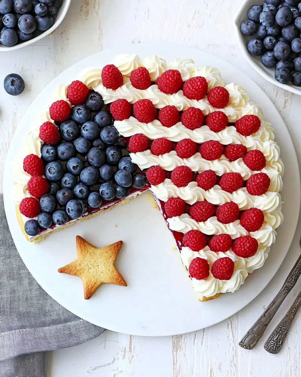 American Flag Fruit Pizza Recipe