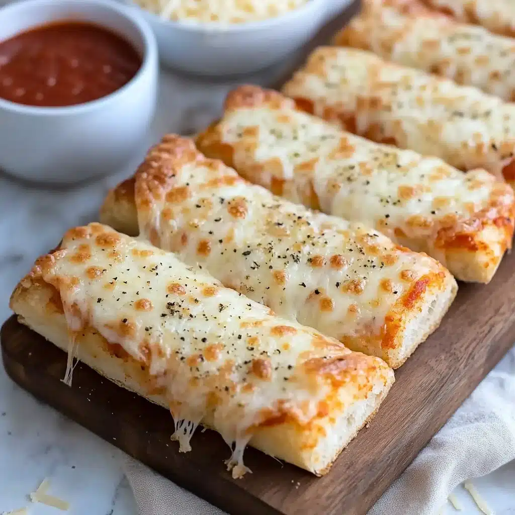 Easy Cheesy Breadsticks Recipe - Recipe Image