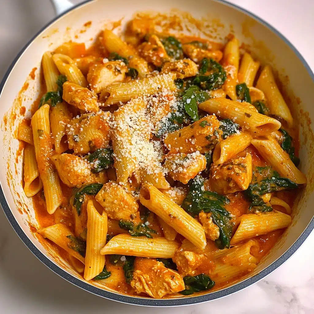 Creamy Tomato Chicken Pasta Recipe - Recipe Image