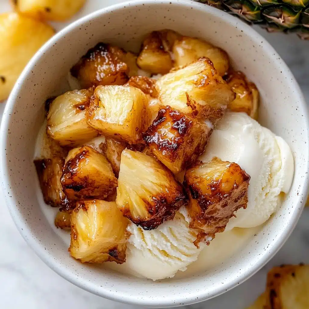 Maple Cinnamon Air Fryer Pineapple Recipe - Recipe Image