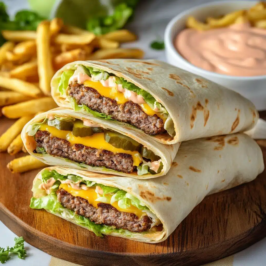 Big Mac Wrap Recipe - Recipe Image