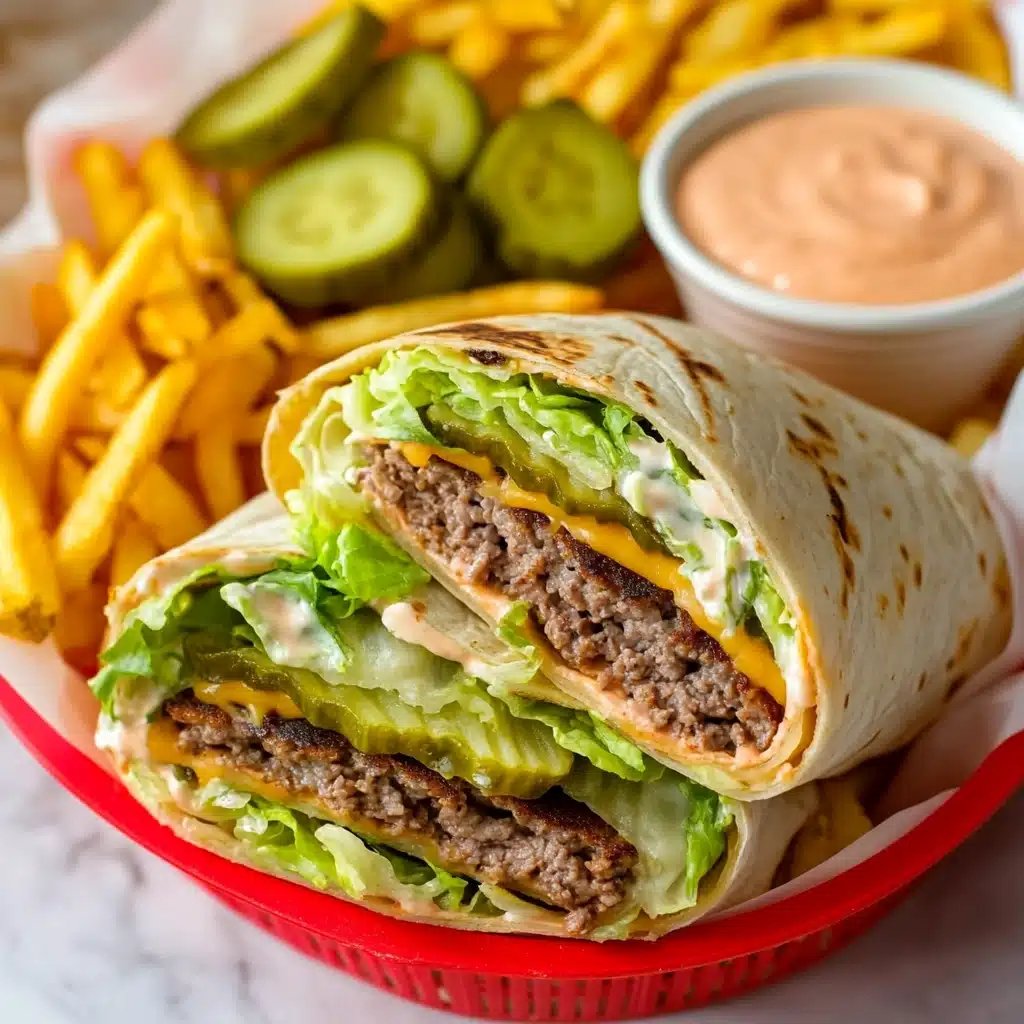 Big Mac Wrap Recipe - Recipe Image