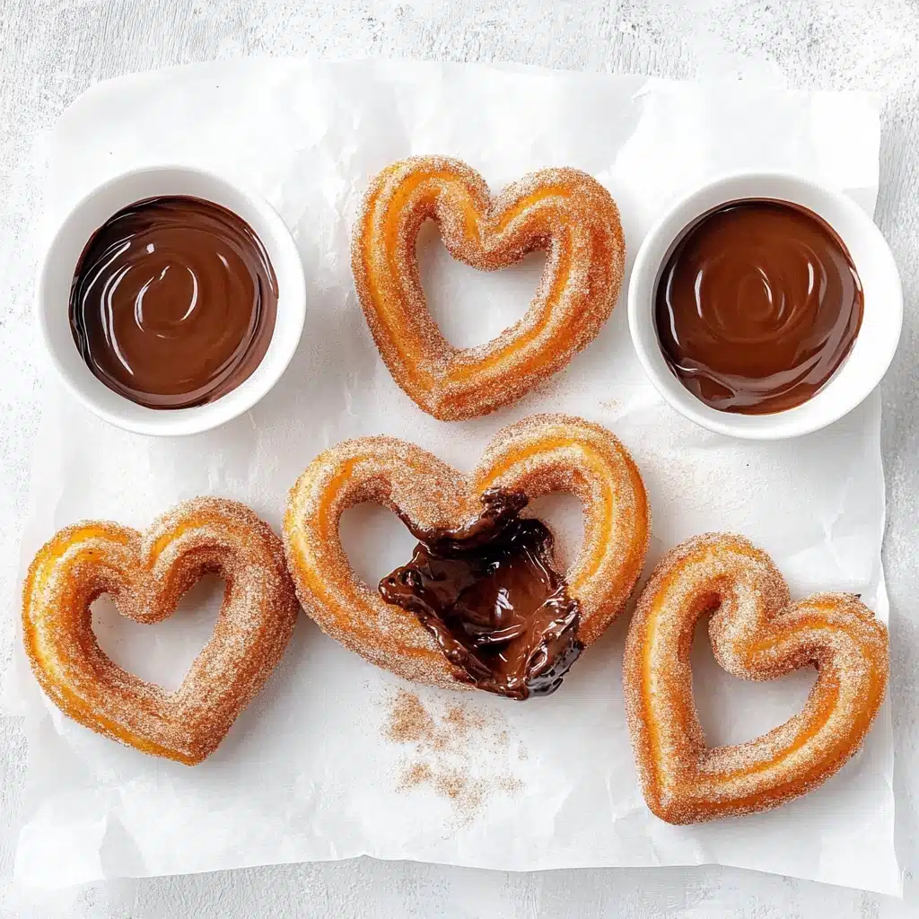 Heart Shaped Churros Recipe - Recipe Image