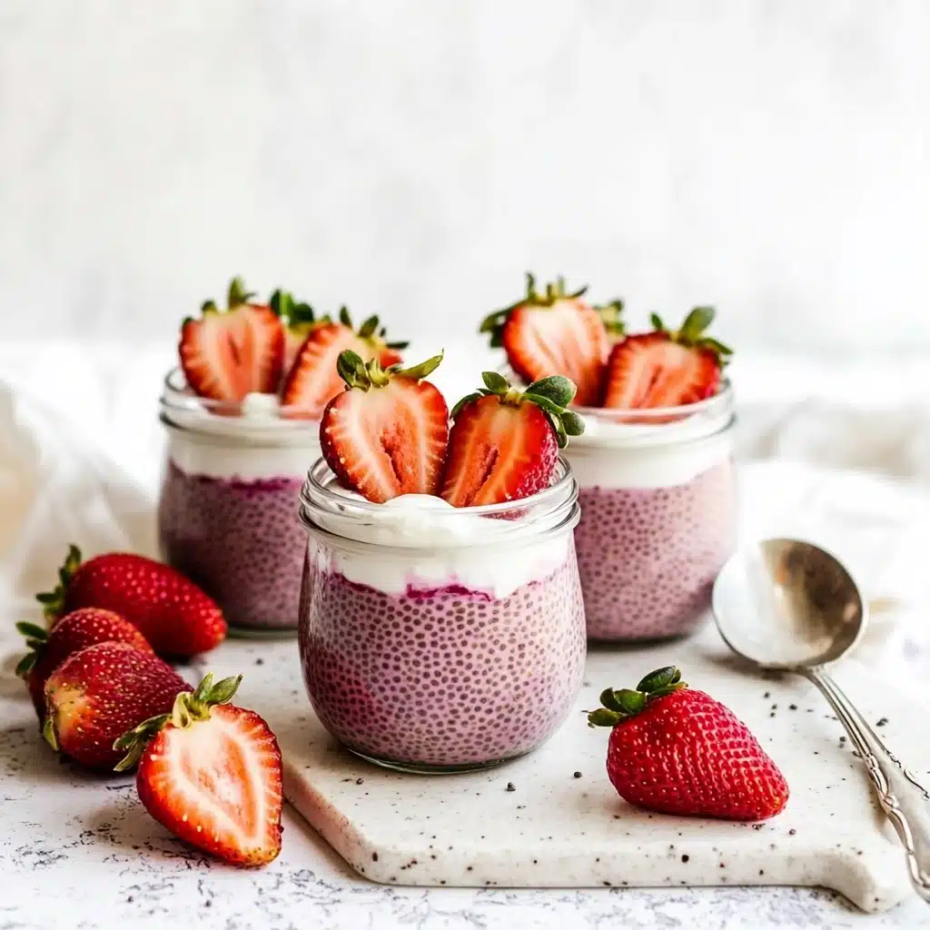 Strawberry Chia Pudding Recipe - Recipe Image