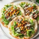 Charred Chicken Caesar Flatbreads Recipe