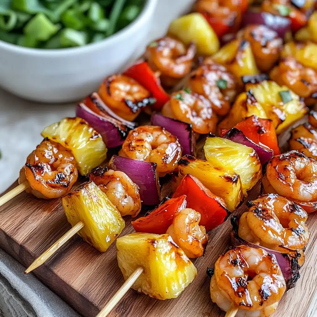 Sweet and Sour Grilled Shrimp Skewers Recipe - Recipe Image