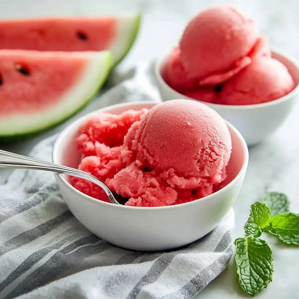 Watermelon Sorbet Recipe - Recipe Image