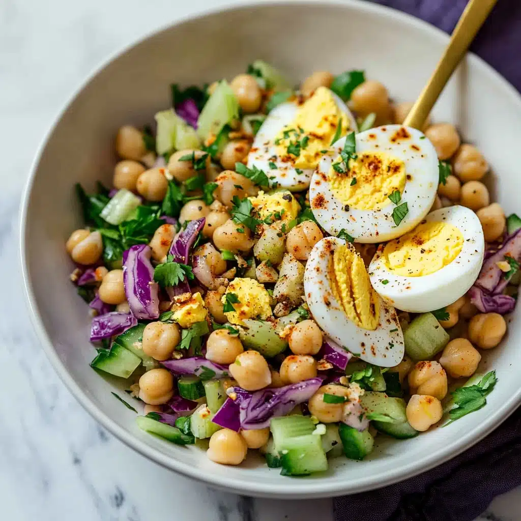 Mediterranean Chickpea Egg Salad Recipe - Recipe Image