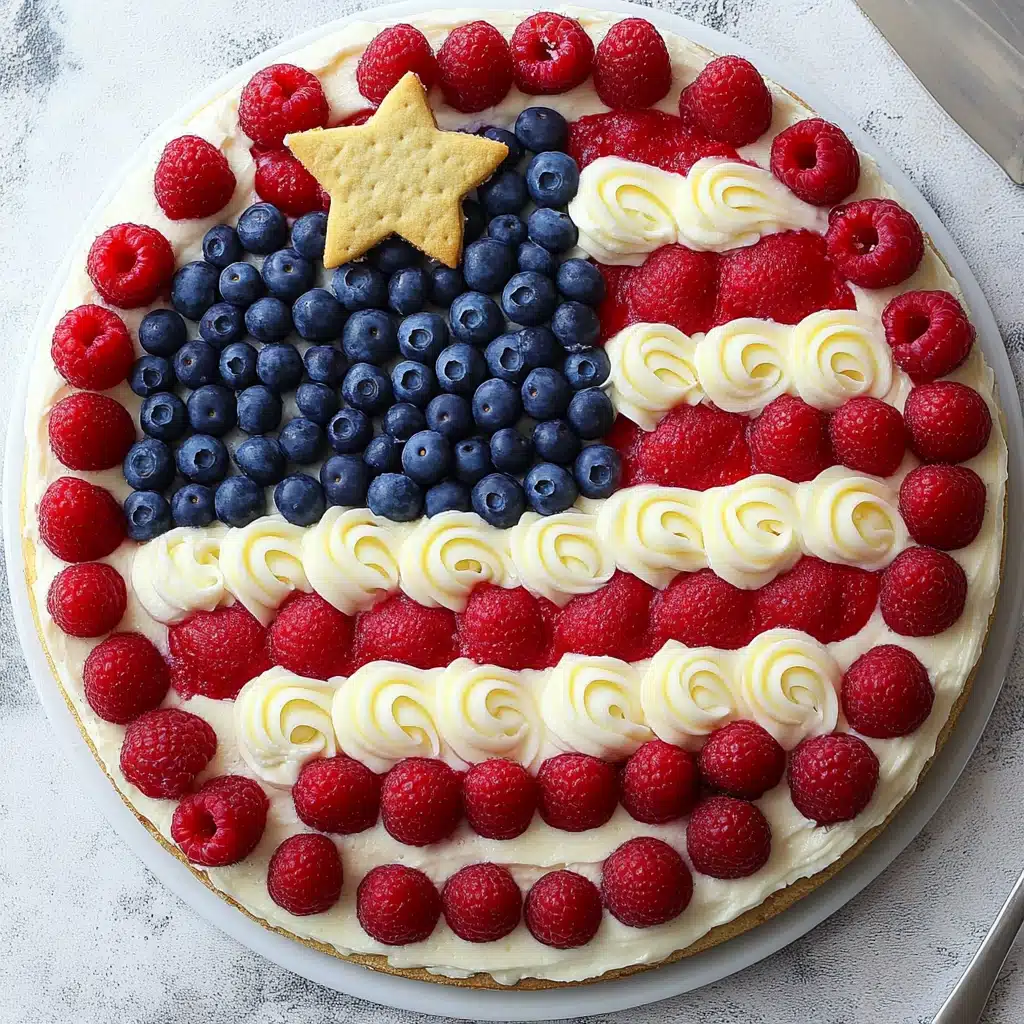 American Flag Fruit Pizza Recipe - Recipe Image