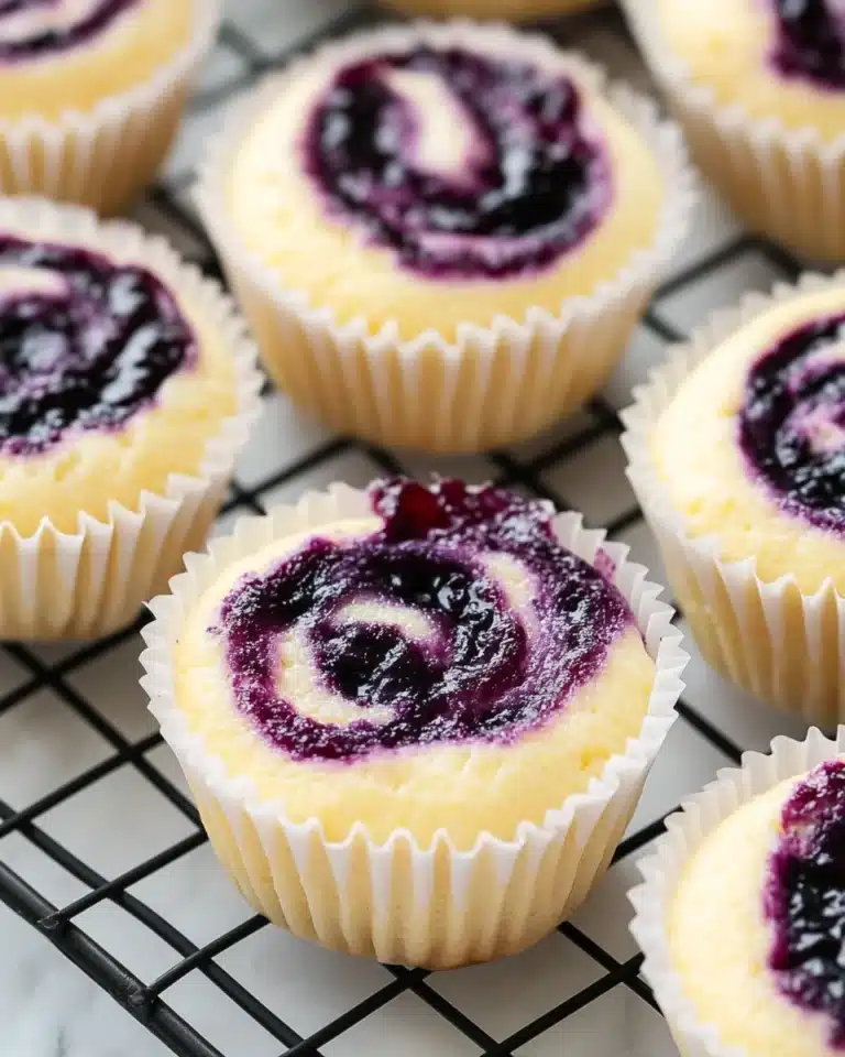 Mini Blueberry Cheesecakes Recipe