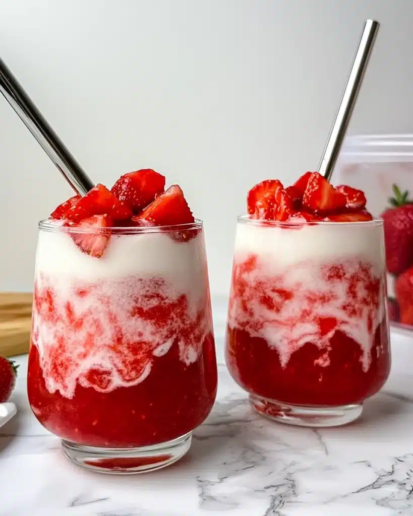 Fresh Korean Strawberry Milk Recipe