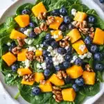 Mango Salad with Spinach and Blueberries Recipe