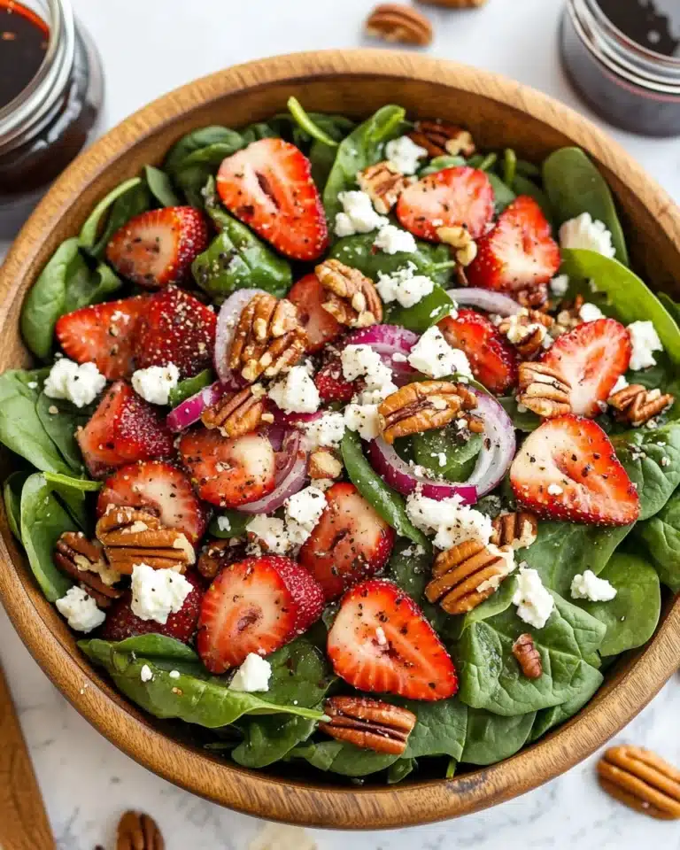 Spinach Strawberry Salad Recipe