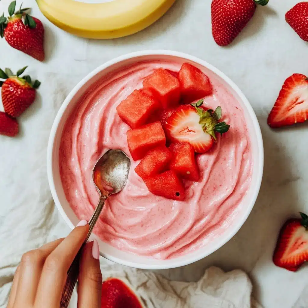 Strawberry Watermelon Sorbet Recipe - Recipe Image