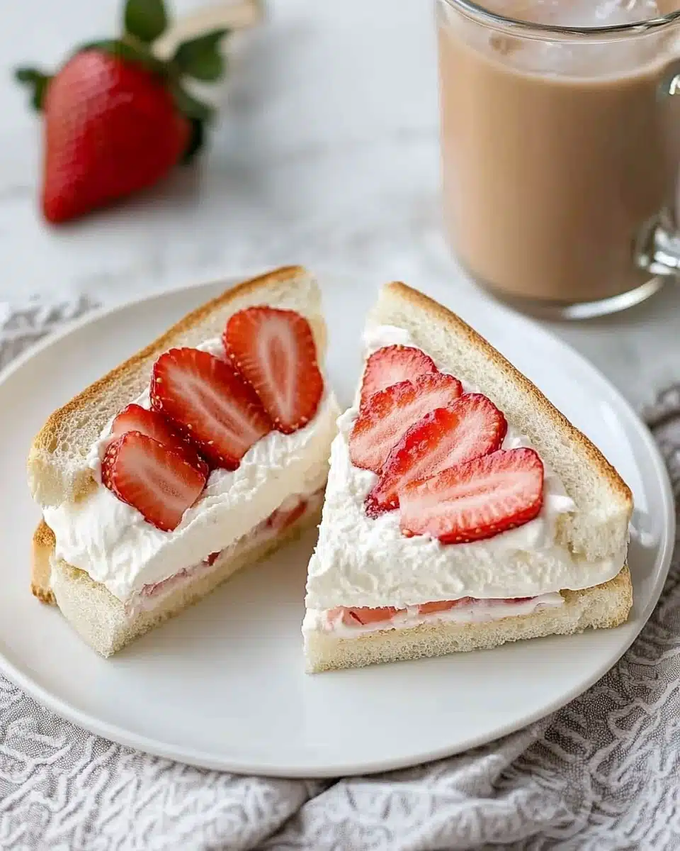 Strawberry Sando (Japanese Fruit Sandwich) Recipe