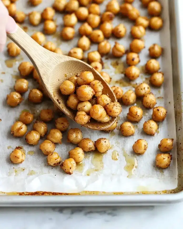 Crispy Oven Roasted Chickpeas Recipe