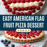 American Flag Fruit Pizza Recipe