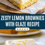 Lemon Brownies Recipe