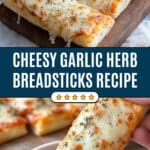 Easy Cheesy Breadsticks Recipe