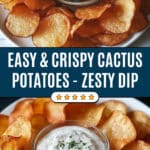 Cactus Cut Potatoes & Dip Recipe
