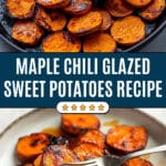 Maple Chili Glazed Sweet Potatoes Recipe