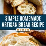 Homemade Artisan Bread Recipe