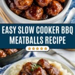 Slow Cooker Barbecue Meatballs Recipe