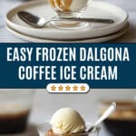 Frozen Coffee Dalgona Ice Cream Recipe