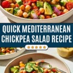 Mediterranean Chickpea Salad Recipe