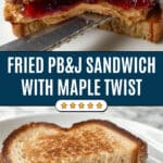 Fried Peanut Butter and Jelly Sandwich Recipe