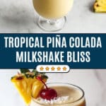 Piña Colada Milkshake Recipe
