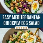 Mediterranean Chickpea Egg Salad Recipe