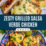 Grilled Salsa Verde Chicken with Pepper Jack Recipe