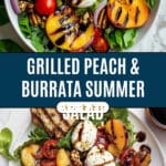 Grilled Peach and Burrata Salad Recipe