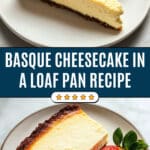 Loaf Pan Basque Cheesecake Recipe