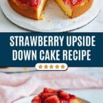 Strawberry Upside Down Cake Recipe