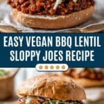 Vegan BBQ Lentil Sloppy Joes Recipe